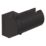 Grohe Vitalio Universal Wall Hand Shower Holder Matt Black 83mm