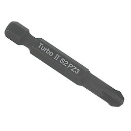 Turbo II  PZ Double-Countersunk Thread-Cutting Multipurpose Screws 6mm x 90mm 100 Pack