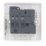Hager Sollysta WMSS81 13A 1-Gang 2P+E Switched Socket White