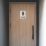 Essentials "Female" Toilet Door Sign 200mm x 150mm