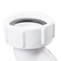 Flomasta Pedestal Compression Trap White G1 1/4" x 32-36mm