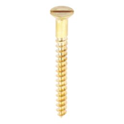Timco  Slotted Countersunk Self Tapping Wood Screws 10ga x 2" 100 Pack