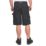 Lee Cooper LCSHO806 Workwear Cargo Shorts Black 32" W