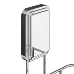 Swirl Swindale 1-Tier Bathroom Shower Basket Chrome