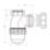 McAlpine G10 Bottle Trap White 40mm