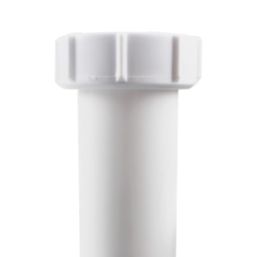 Flomasta P Trap w/ Dual Appliance Inlet White 48mm