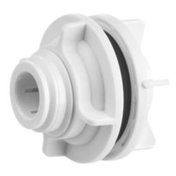 Flomasta  Plastic Push-Fit Tank Coupler 15mm