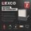 Lexco Secunda Outdoor LED Floodlight With Photocell Black 150W 15,200-20,000lm