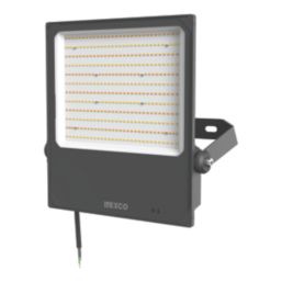 Lexco Secunda Outdoor LED Floodlight With Photocell Black 150W 15,200-20,000lm