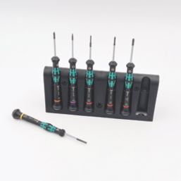 Wera 2050/6 Kraftform Micro Mixed  Precision Screwdriver Set 6 Pieces