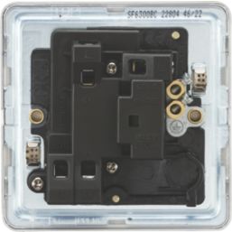 Knightsbridge  13A Switched Fused Spur  Brushed Chrome