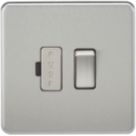 Knightsbridge  13A Switched Fused Spur  Brushed Chrome