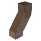 FloPlast  Square 25-65mm Adjustable Offset Bend Brown 65mm
