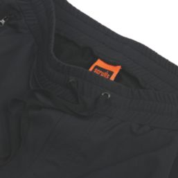 Scruffs Tech Hybrid Stretch Cargo Joggers Black Small 31" W 28" L