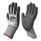 Site SWG360 Cut Resistant Gloves Grey Marl / Black Small