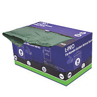 L-PRO Green Garden Refuse Sacks in Dispenser Box 120Ltr 50 Pack
