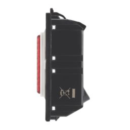 Contactum  Red Neon Power Indicator with White Inserts 230V