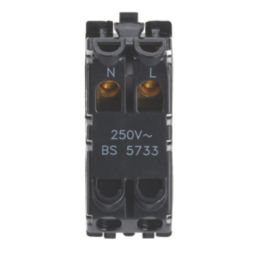 Contactum  Red Neon Power Indicator with White Inserts 230V