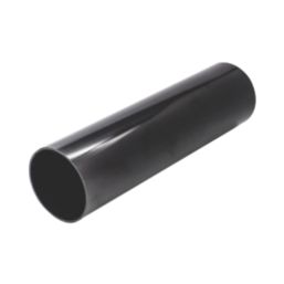 FloPlast  Round Downpipes Black 68mm x 2.5m 6 Pack