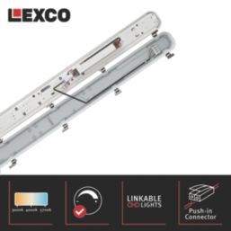 Lexco Alrai Single 5ft LED Dimmable CCT Batten 55W 3850-7700lm 220-240V