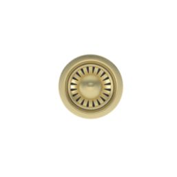 ETAL Sink Strainer Waste Brushed Brass 90mm