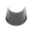 FloPlast  uPVC Half Round Gutter Black 112mm x 3m 6 Pack
