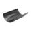 FloPlast  uPVC Half Round Gutter Black 112mm x 3m 6 Pack