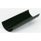 FloPlast  uPVC Half Round Gutter Black 112mm x 3m 6 Pack