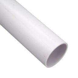 FloPlast Solvent Weld Waste Pipes White 40mm x 3m 10 Pack