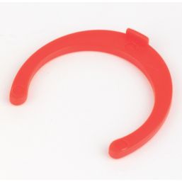 FloPlast FloFit+ Plastic Collet Clips Red 22mm 20 Pack