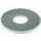 Easyfix Steel Large Flat Washers M4 x 1mm 100 Pack