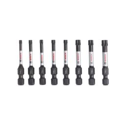 Bosch  1/4" Hex Shank TX Impact Control Screwdriver Bits 8 Piece Set