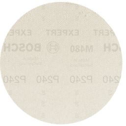 Bosch Expert M480 240 Grit Mesh Wood Sanding Discs 125mm 5 Pack