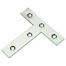 Essentials Tee Plates Zinc-Plated 77mm x 16mm x 76mm 10 Pack