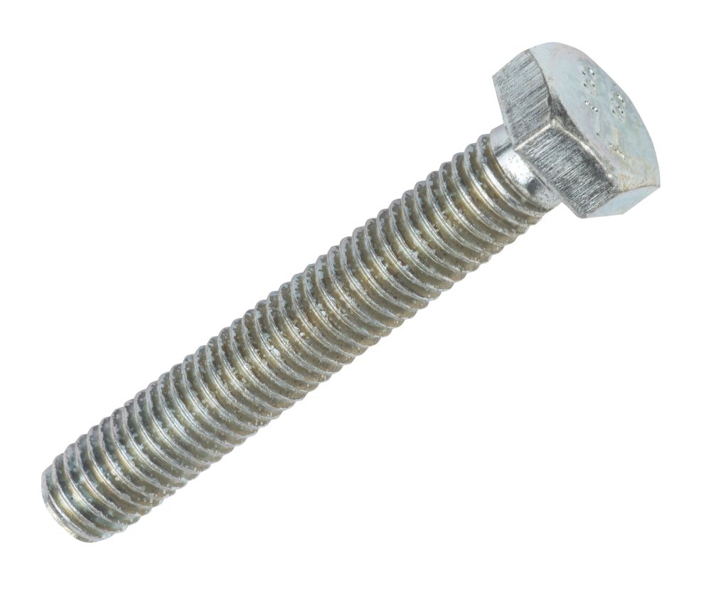 Easyfix BZP Steel Set Screws M8 x 50mm 50 Pack - Screwfix