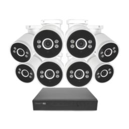 Swann SWNVK-16ADVANX8B-EU 2TB 16-Channel 4K  Wired NVR Security System & 8 x 4K Indoor & Outdoor Cameras