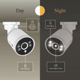 Swann SWNVK-16ADVANX8B-EU 2TB 16-Channel 4K  Wired NVR Security System & 8 x 4K Indoor & Outdoor Cameras