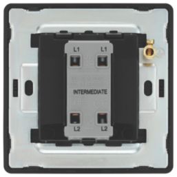 British General Evolve 20A 16AX 1-Gang Intermediate Light Switch Copper
