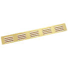 Map Vent Fixed Louvre Vent Gold 466mm x 51mm