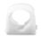 Talon  15mm Hinged Clips White 100 Pack