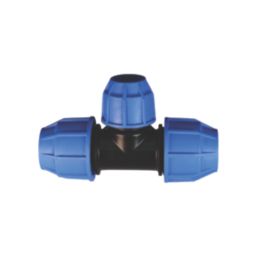 FloPlast  MDPE Compression Equal Tee 32mm