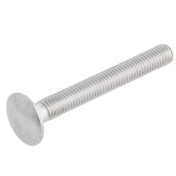 Easyfix Threaded Coach Bolts A2 Stainless Steel  M10 x 80mm 10 Pack