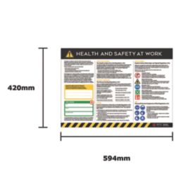 Essentials "Health & Safety Work Guide" PVC Poster 420mm x 594mm
