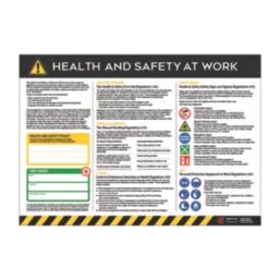 Essentials "Health & Safety Work Guide" PVC Poster 420mm x 594mm