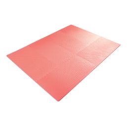 Essentials  Interlocking Floor Tiles Red 10mm 12 Pack