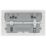 British General 900 Series 13A 2-Gang SP Switched Socket + 3A 22W 2-Outlet Type A & C USB Charger White