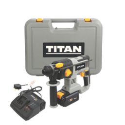 Titan TTI871SDS 3.2kg 18V 1 x 5.0Ah Li-Ion TXP Cordless SDS+ Drill -  Screwfix