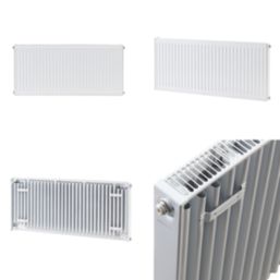 Flomasta 500mm x 1100mm 3050BTU White Type 11 Convector Radiator