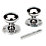 Victorian Mortice Knobs 54mm Pair Polished Chrome