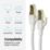 Labgear White Shielded RJ45 Cat 8 Patch Lead 3m